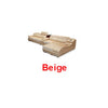 4 Seat Leather Living Room Sofa Set With Massage Function Rotating Chair Home Furniture Modern Frame Soft Sponge L Shape